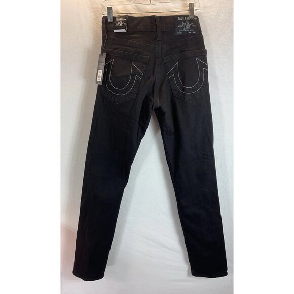 True Religion Geno Relaxed Slim Jeans Men's 30 30x34 Black NWT - Picture 2 of 10